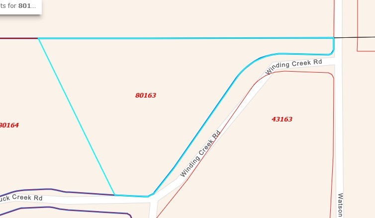 Tba Winding Creek Road Shepherd, TX 77371 - Photo 4 of 5 a close up of a white wall