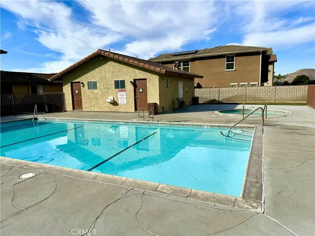 a view of outdoor space yard and swimming pool