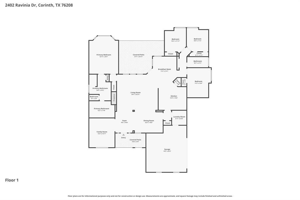 2402 Ravinia Drive Corinth, TX 76208 - Photo 40 of 40 Floor plan