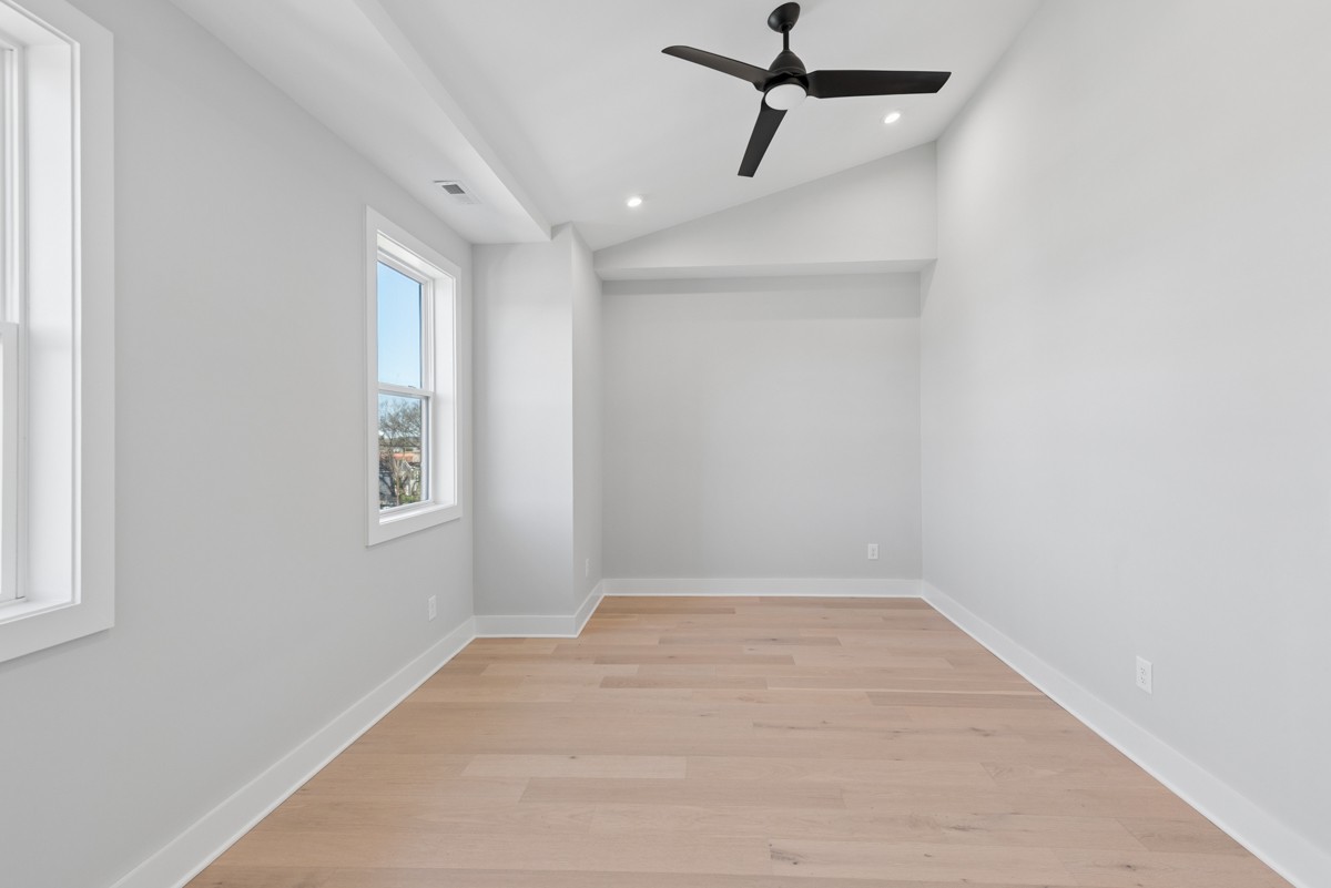 4 D Trimble Street Nashville, TN 37210 - Photo 27 of 53 a view of a room with a window and a ceiling fan