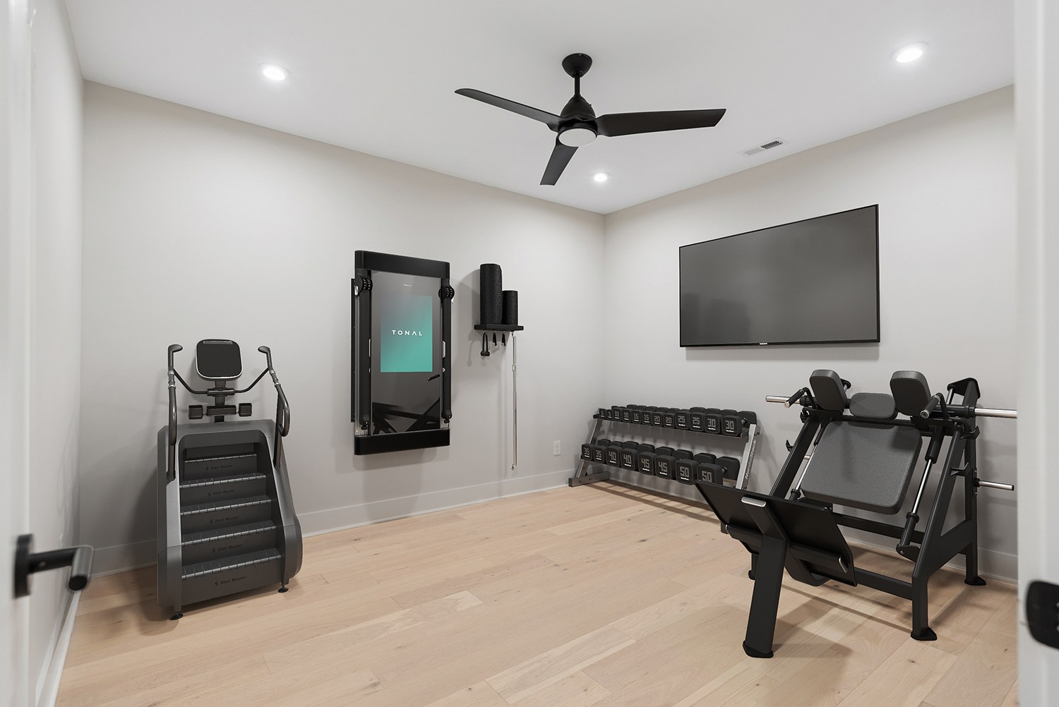 4 D Trimble Street Nashville, TN 37210 - Photo 36 of 53 a bedroom with furniture and a flat screen tv