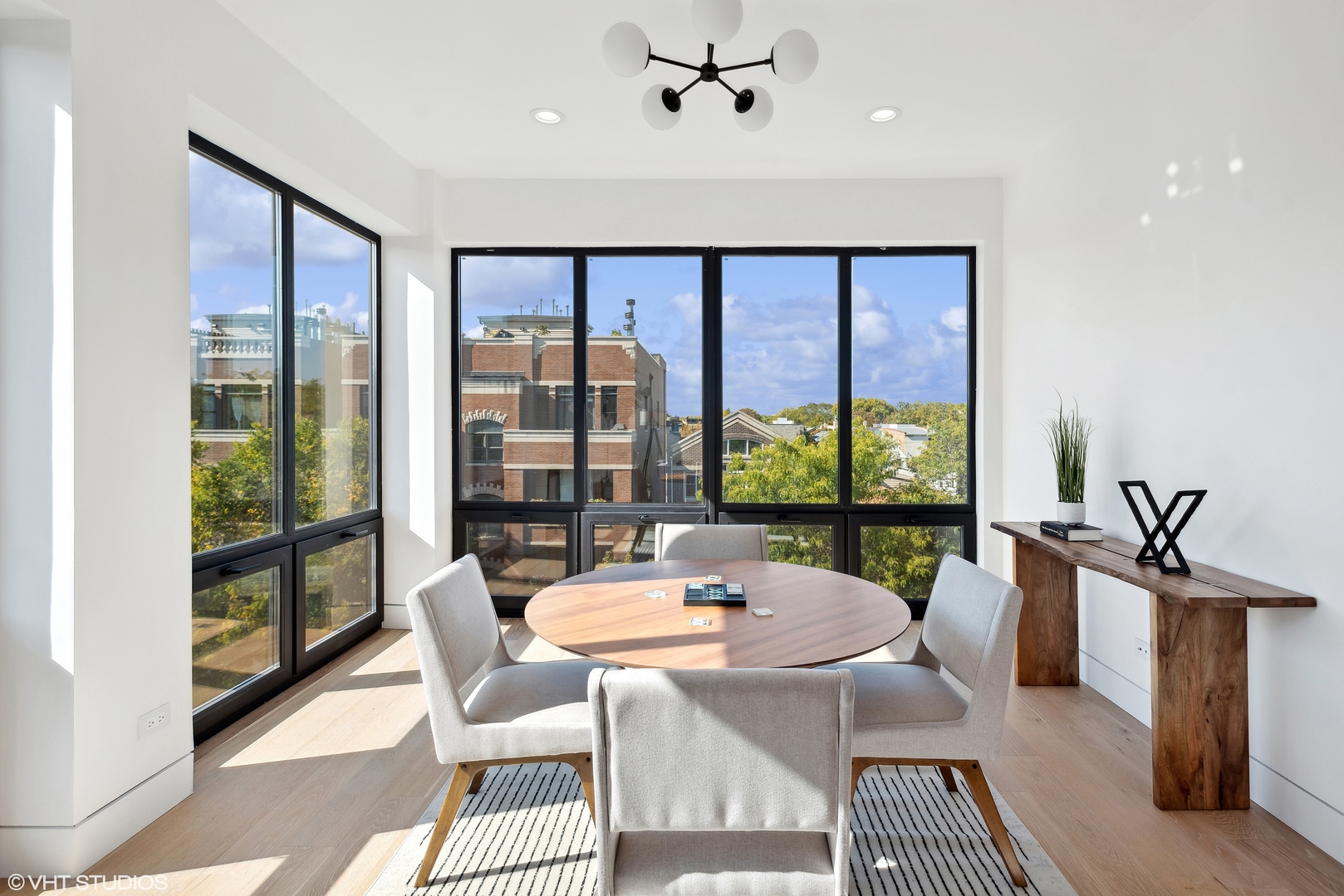 Undisclosed Address Chicago, IL 60657 - Photo 24 of 39 a view of a dining room with furniture window and outside view