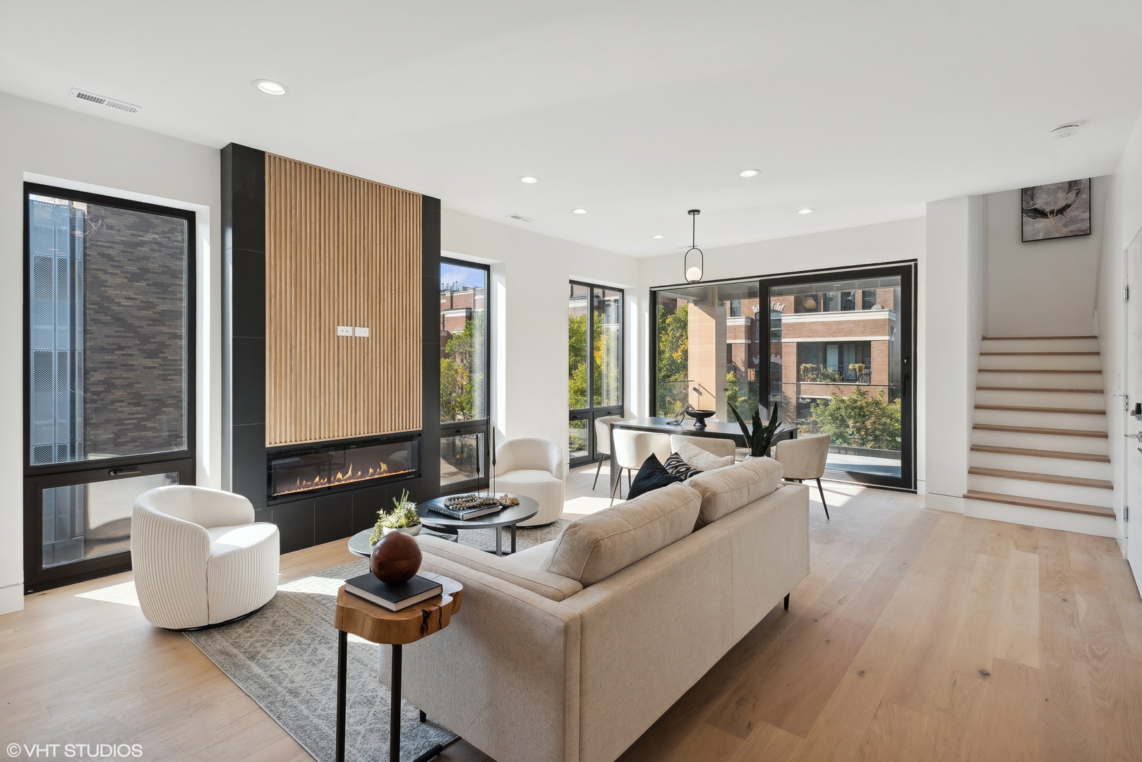 Undisclosed Address Chicago, IL 60657 - Photo 8 of 39 a living room with furniture and a large window