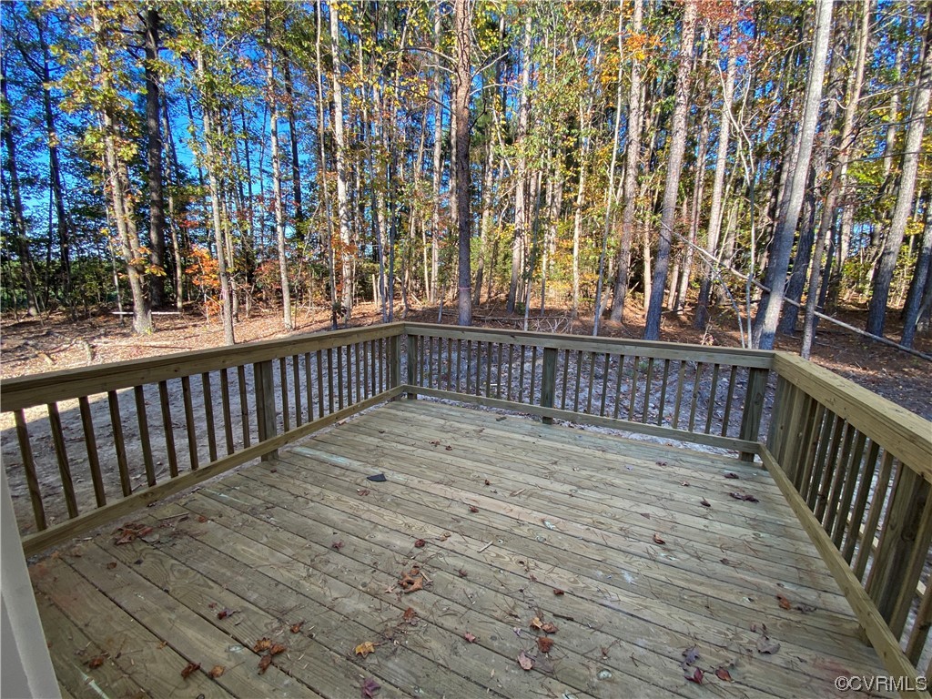 76 Trents Mill Road Cumberland, VA 23040 - Photo 35 of 36 a view of balcony with wooden floor
