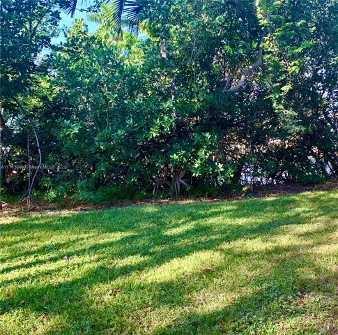 a view of yard with green space