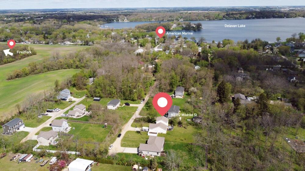 N2392 Mildred Street Delavan, WI 53115 - Photo 33 of 41 Privacy, close boat rental and live music - it doesn't get much better!