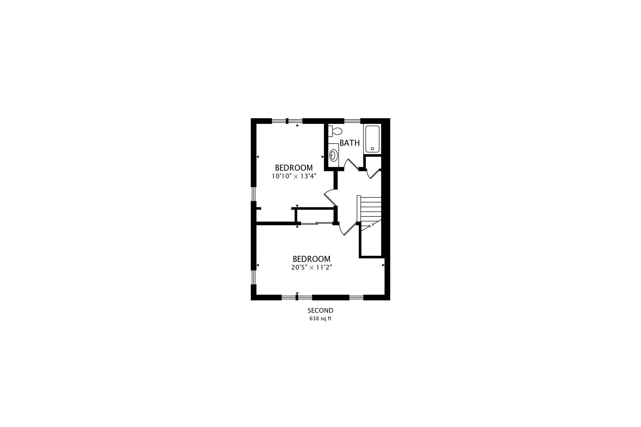 N2392 Mildred Street Delavan, WI 53115 - Photo 40 of 41 Upper level floor plan