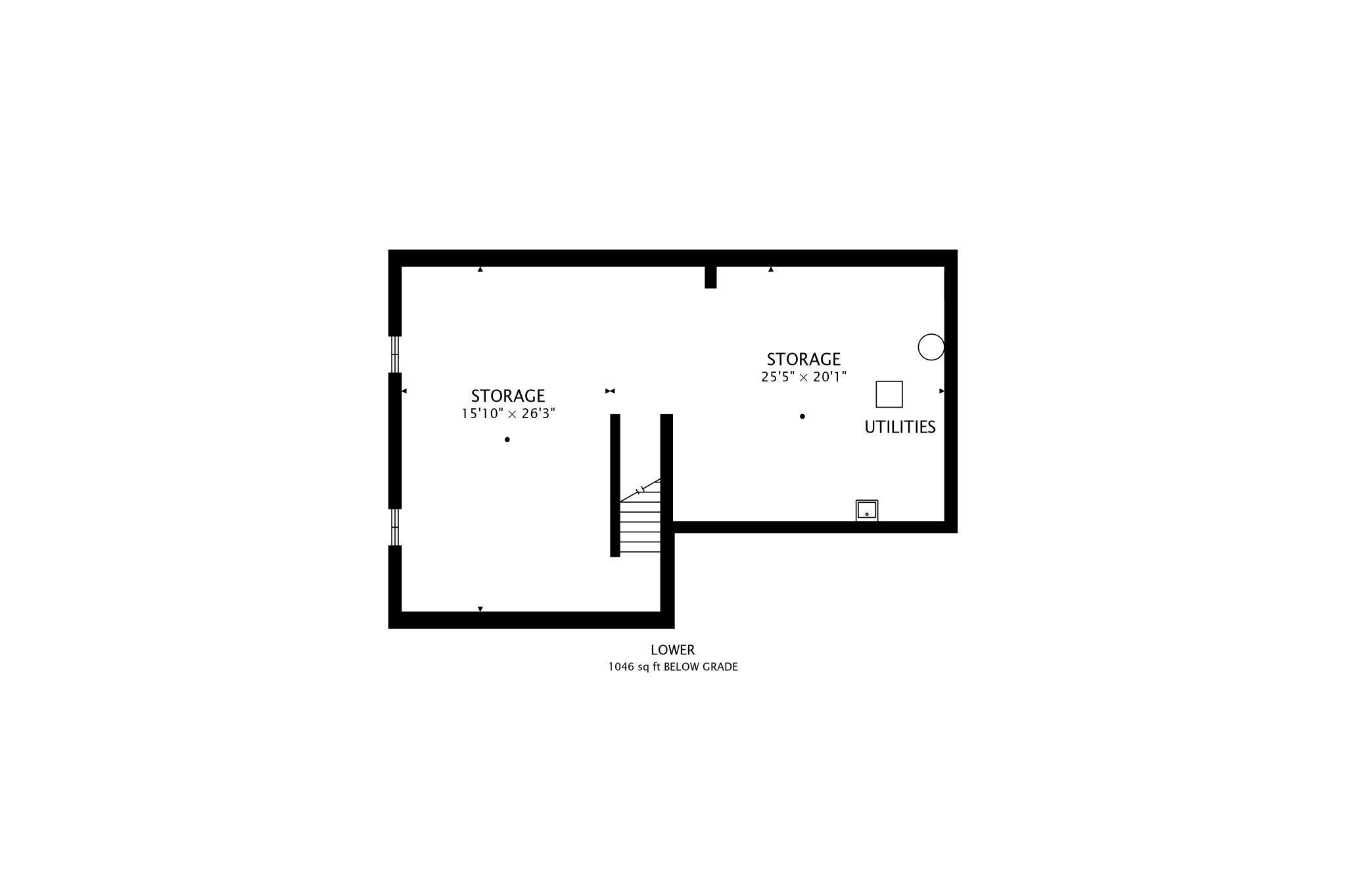 N2392 Mildred Street Delavan, WI 53115 - Photo 41 of 41 Lower level floor plan