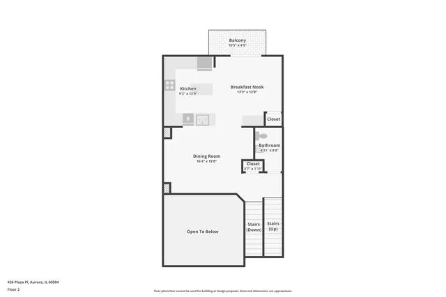 $424,900 | 426 Plaza Place, Aurora, IL 60504