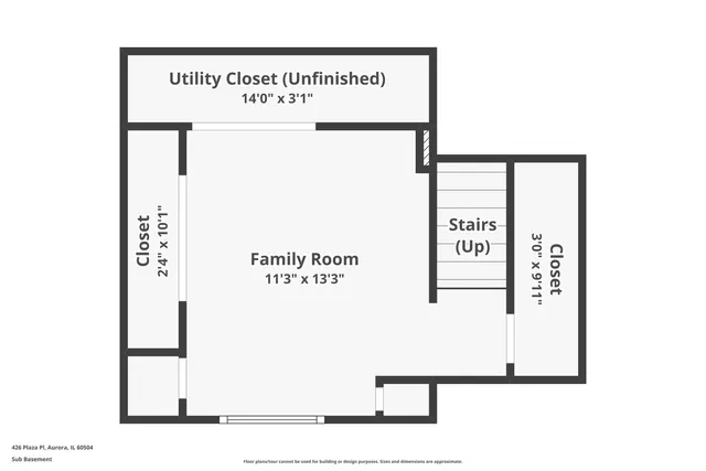 $424,900 | 426 Plaza Place, Aurora, IL 60504