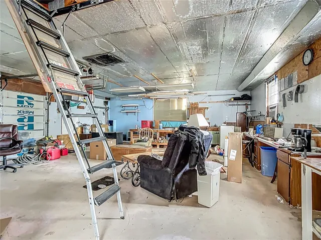 a view of a storage room with a lot of stuff