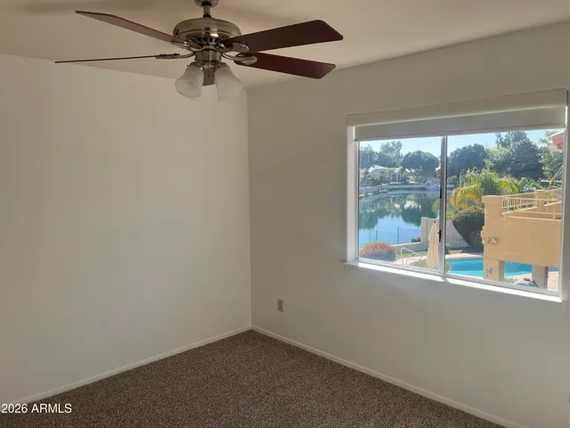 a view of a window in a room