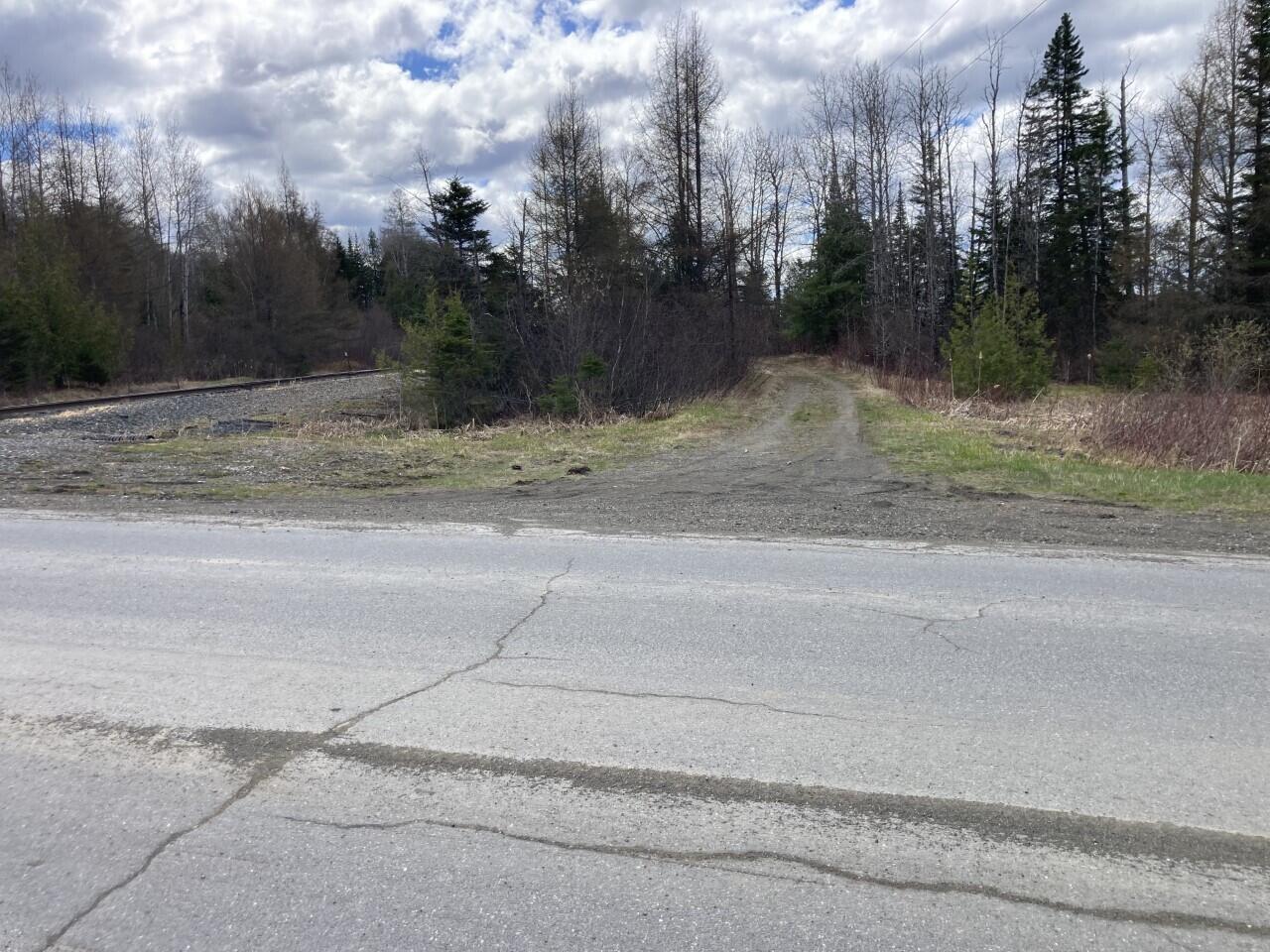 Lot #6 Garfield Road Ashland, ME 04732 - Photo 15 of 21 RR on left Acess road/driveway on right
