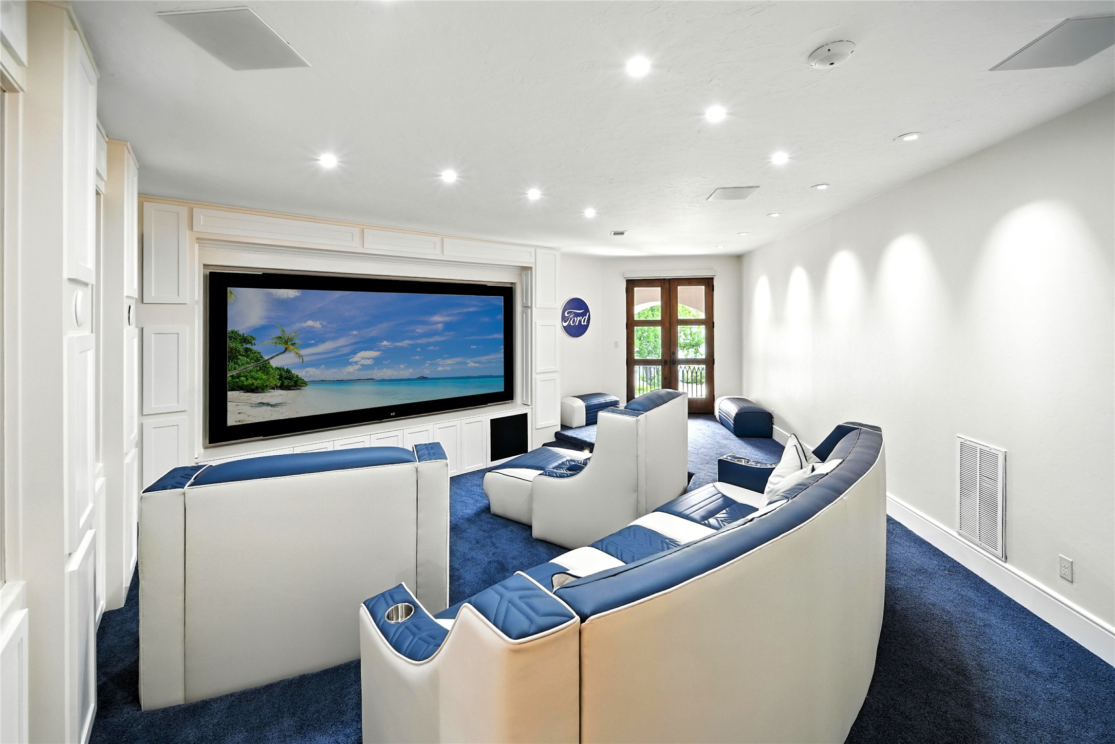 701 West Friar Tuck Lane Houston, TX 77024 - Photo 28 of 43 a living room with furniture and a flat screen tv