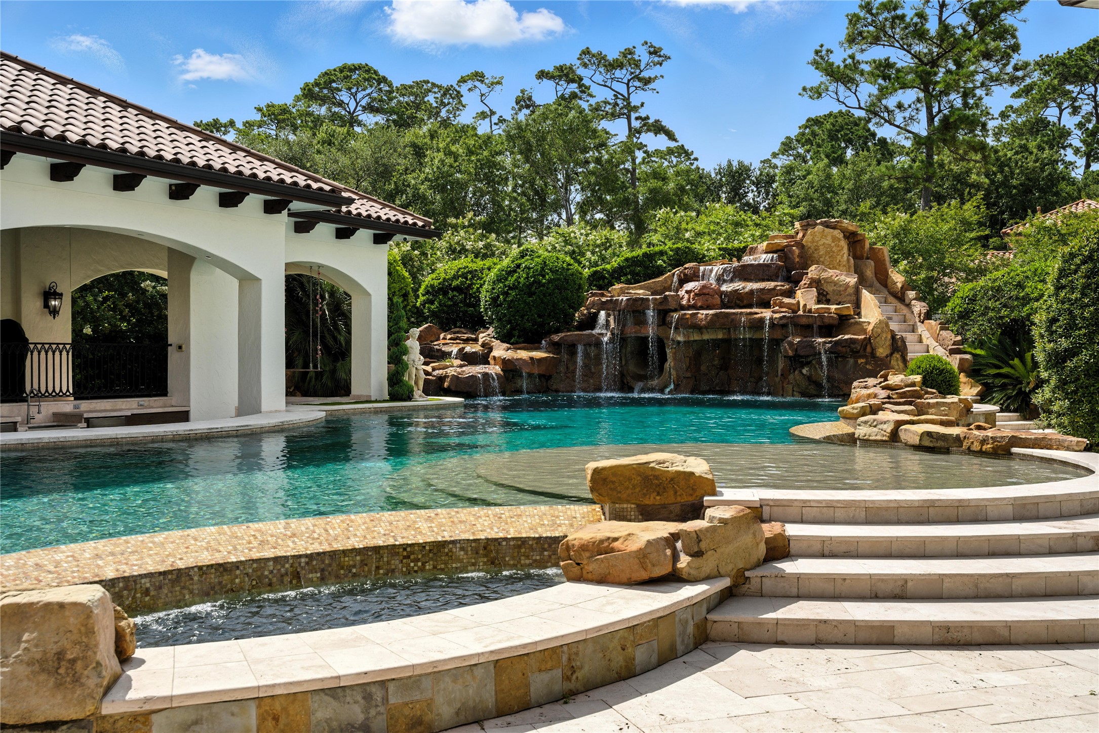 701 West Friar Tuck Lane Houston, TX 77024 - Photo 29 of 43 a view of a house with a yard porch and sitting area