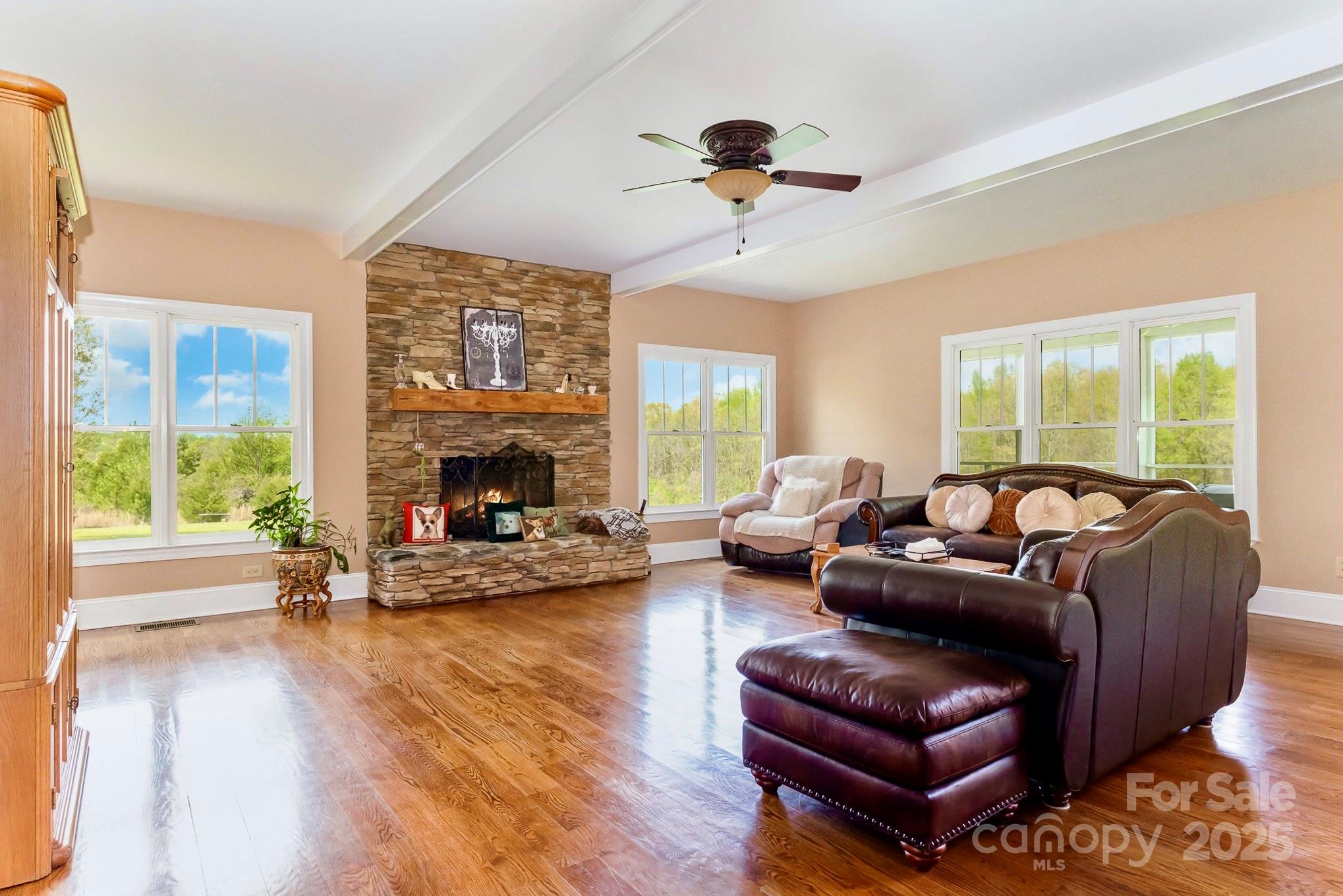 1151 Trull Hinson Road Wingate, NC 28174 - Photo 10 of 17 a living room with furniture and a large window