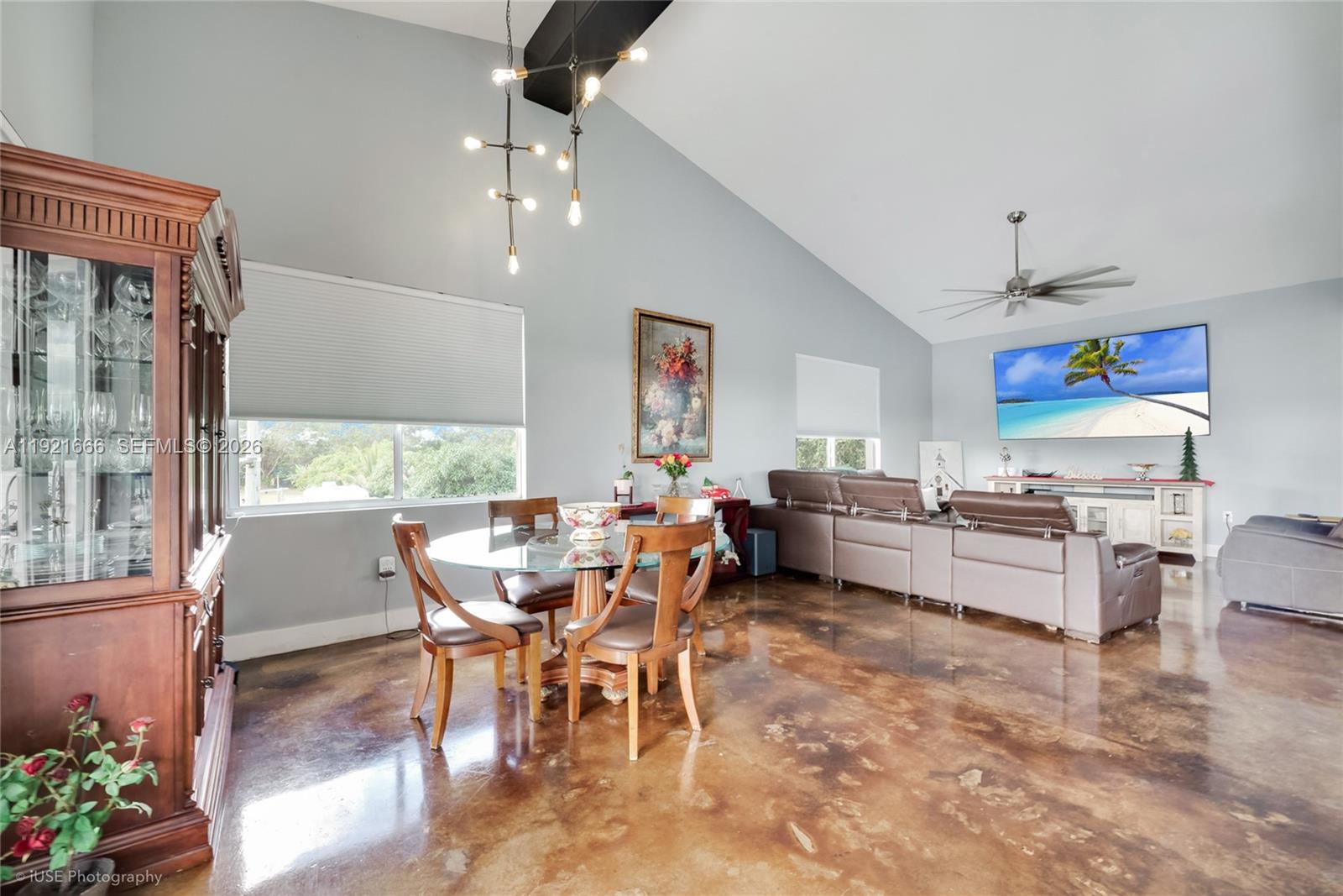 19870 Southwest 190th Street Miami, FL 33187 - Photo 12 of 31 a view of a dining room with furniture window and outside view