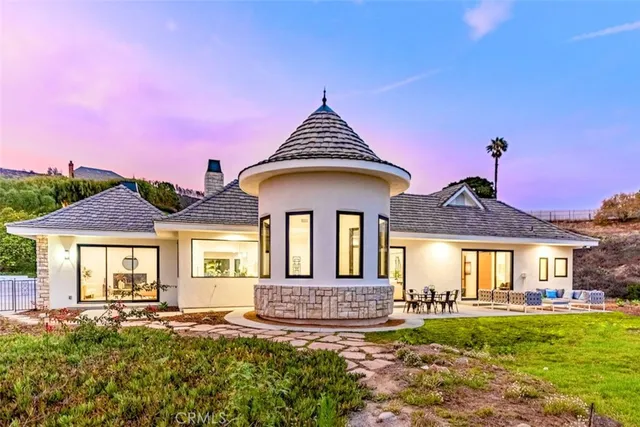 a view of a city with ocean view