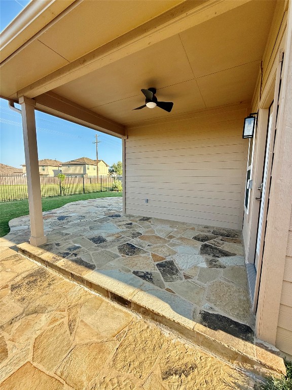 305 Rusk Bluff Avenue Leander, TX 78641 - Photo 15 of 34 a view of a backyard of a house