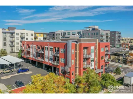 a view of tall buildings