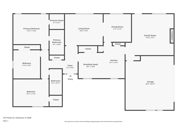 $465,000 | 5101 Pimlico Drive, Tallahassee, FL 32309