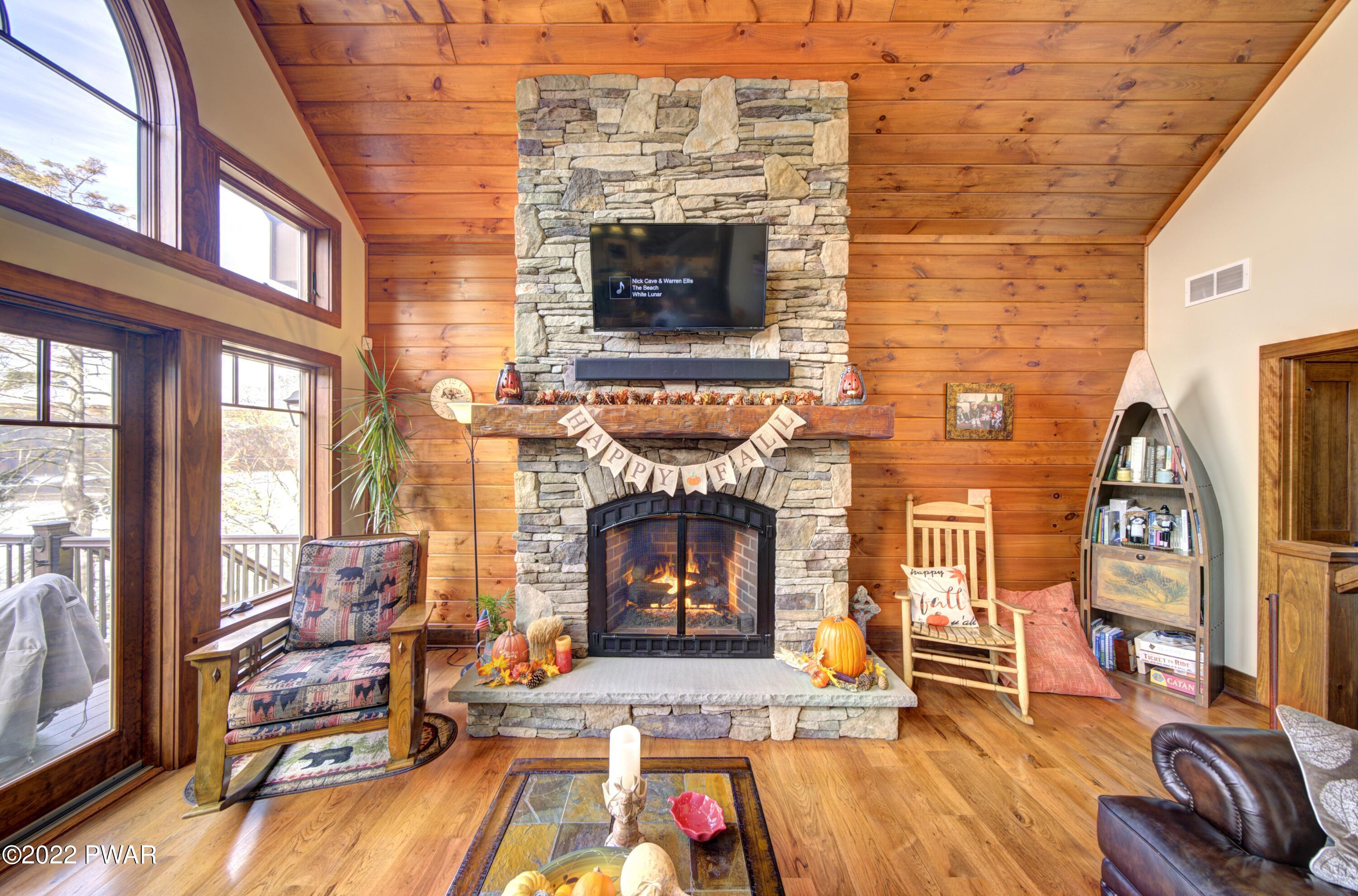 234 Lennon Road Greentown, PA 18426 - Photo 8 of 53 Living Room Fireplace