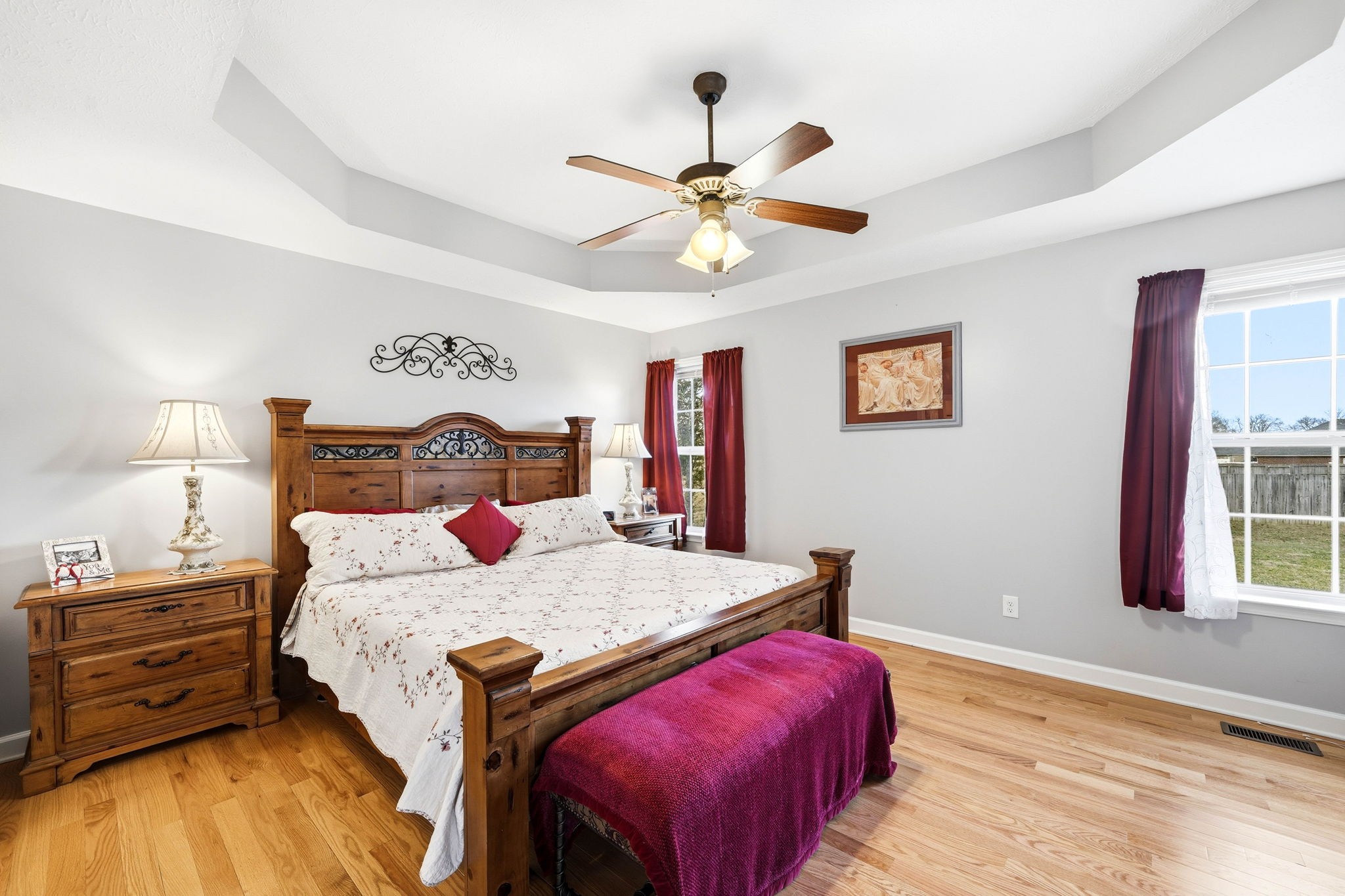 1931 Mural Lane Murfreesboro, TN 37127 - Photo 12 of 47 a bedroom with a bed and wooden floor