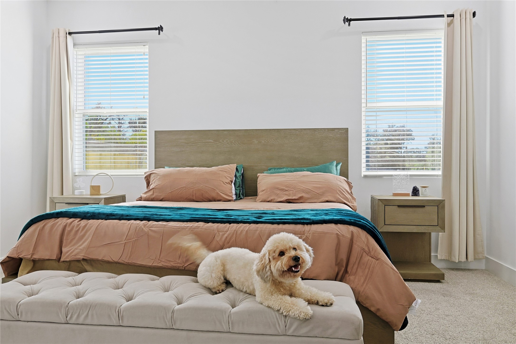 107 West Whitney Street, Unit C Houston, TX 77018 - Photo 11 of 27 a bedroom with a bed and window