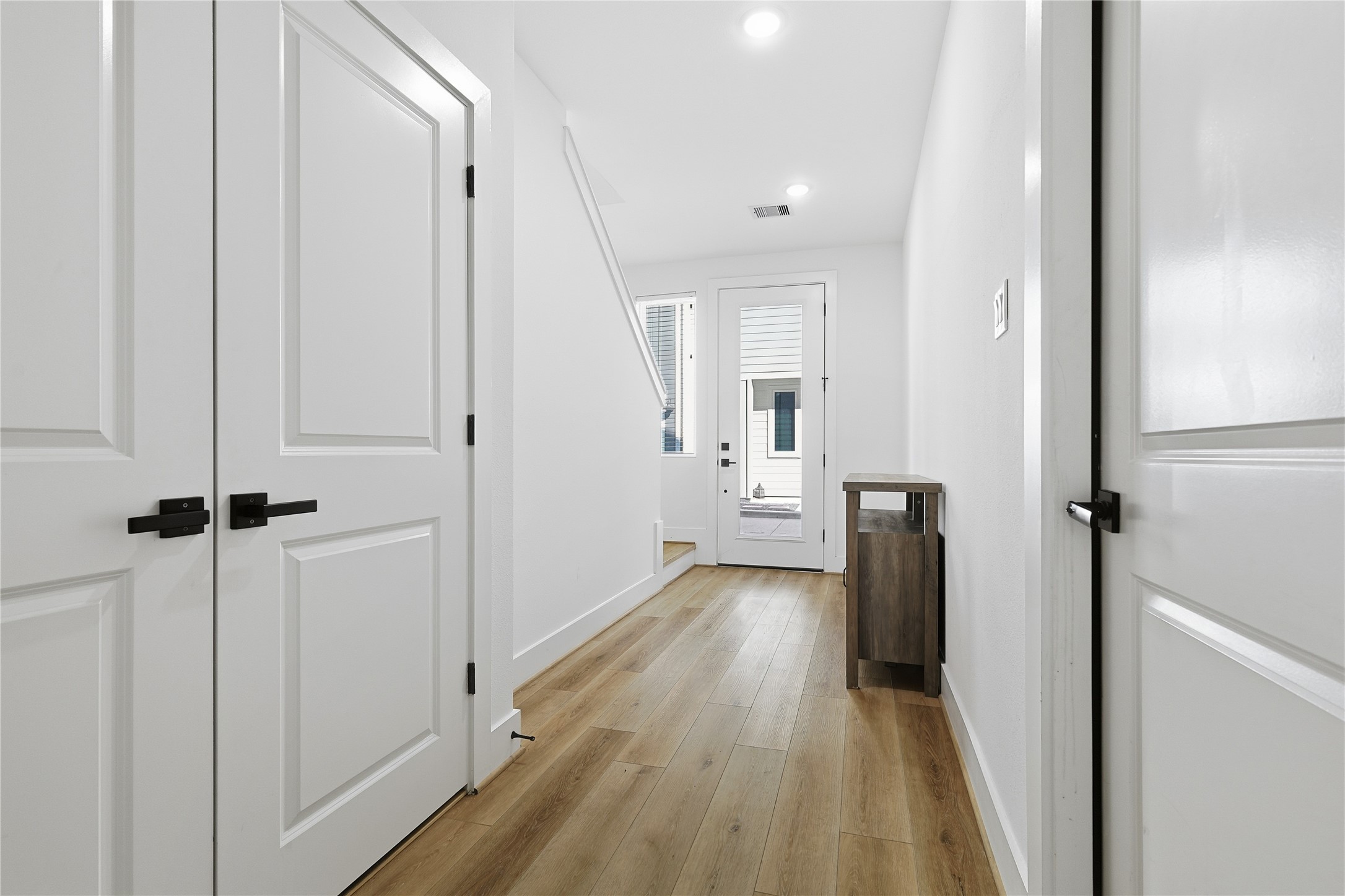107 West Whitney Street, Unit C Houston, TX 77018 - Photo 18 of 27 a view of a room with wooden floor