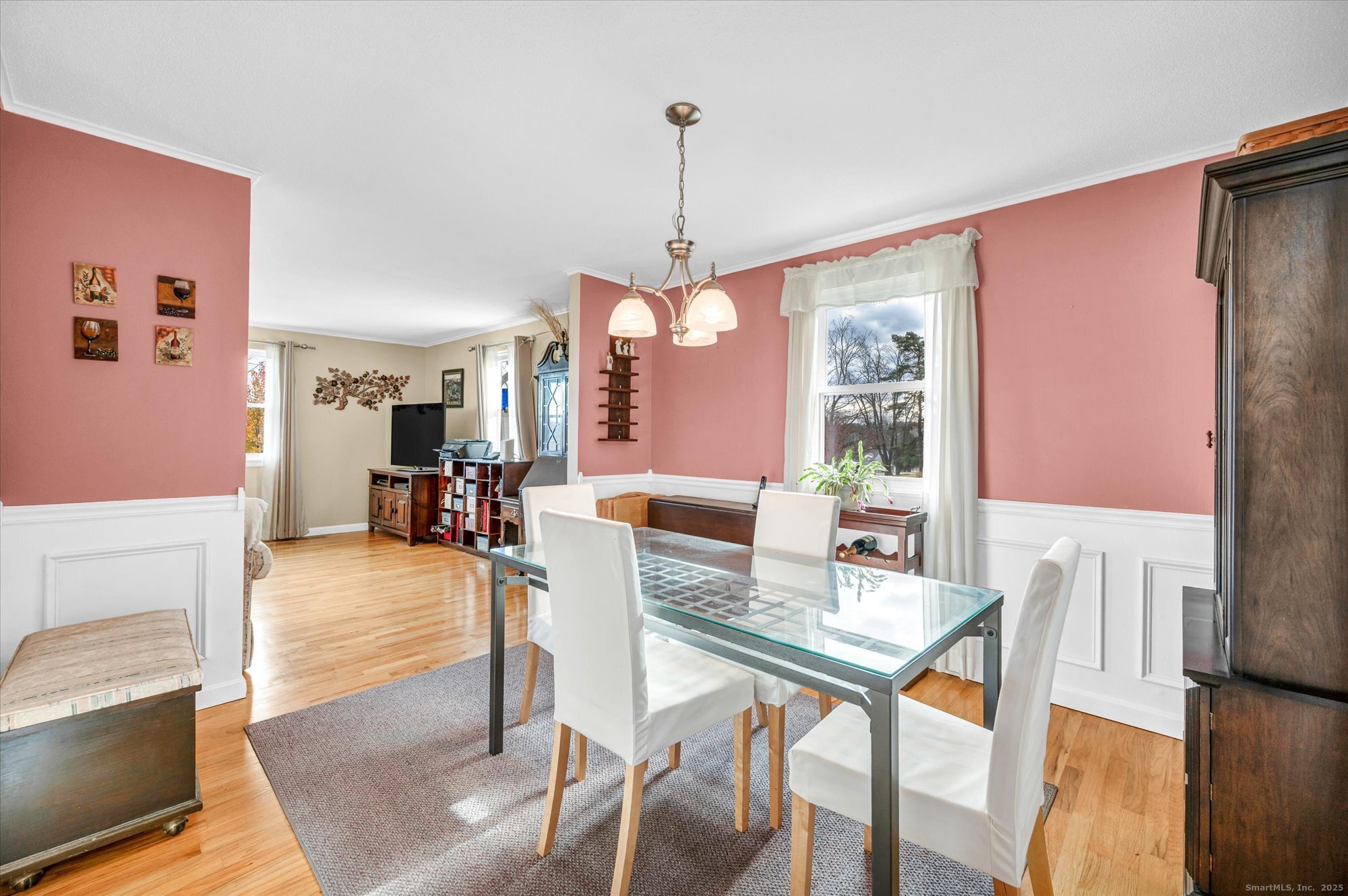 491 Long Hill Road Middletown, CT 06457 - Photo 8 of 27 a view of a dining room with furniture window and wooden floor
