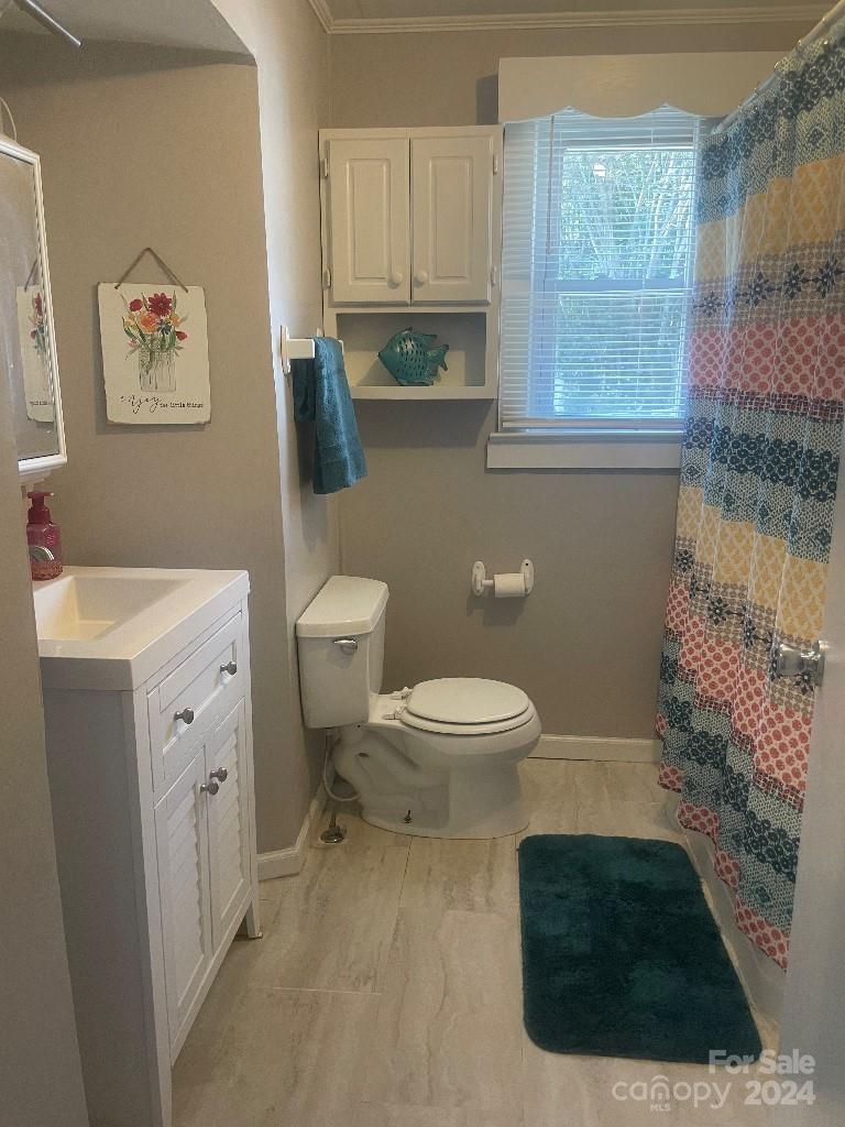 1329 Peach Orchard Road Union, SC 29379 - Photo 9 of 15 a bathroom with a toilet a sink and a window