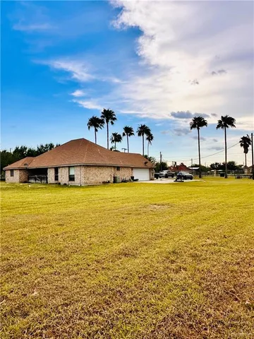 a view of a patio with a patio