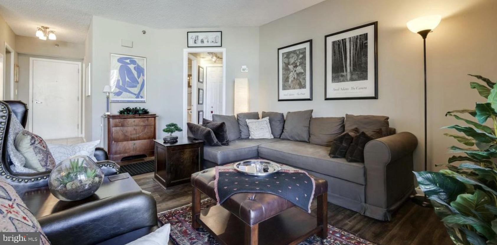 5505 Seminary Road, Unit 914N Falls Church, VA 22041 - Photo 11 of 29 a living room with furniture and wooden floor
