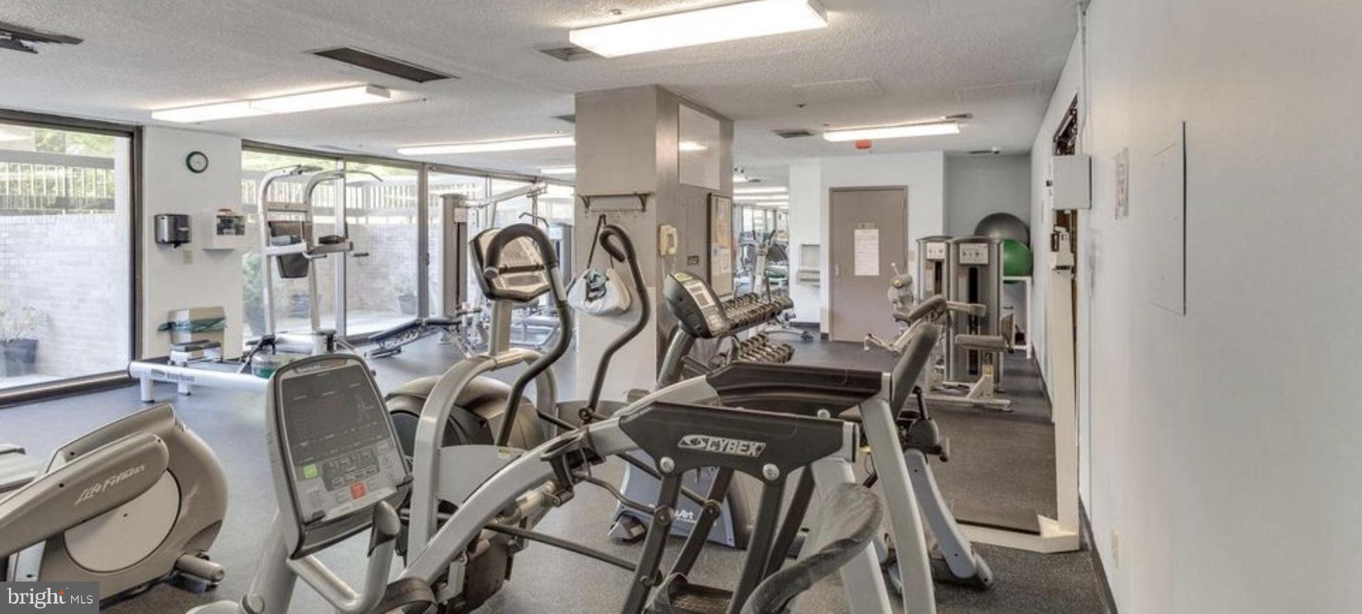 5505 Seminary Road, Unit 914N Falls Church, VA 22041 - Photo 27 of 29 a view of a room with gym equipment