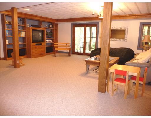 464 Hollow Road Darlington, PA 16115 - Photo 14 of 18 Den/Family/Great Room. Large living room/family room in lower level features bookshelves & double door level exit to back yard.