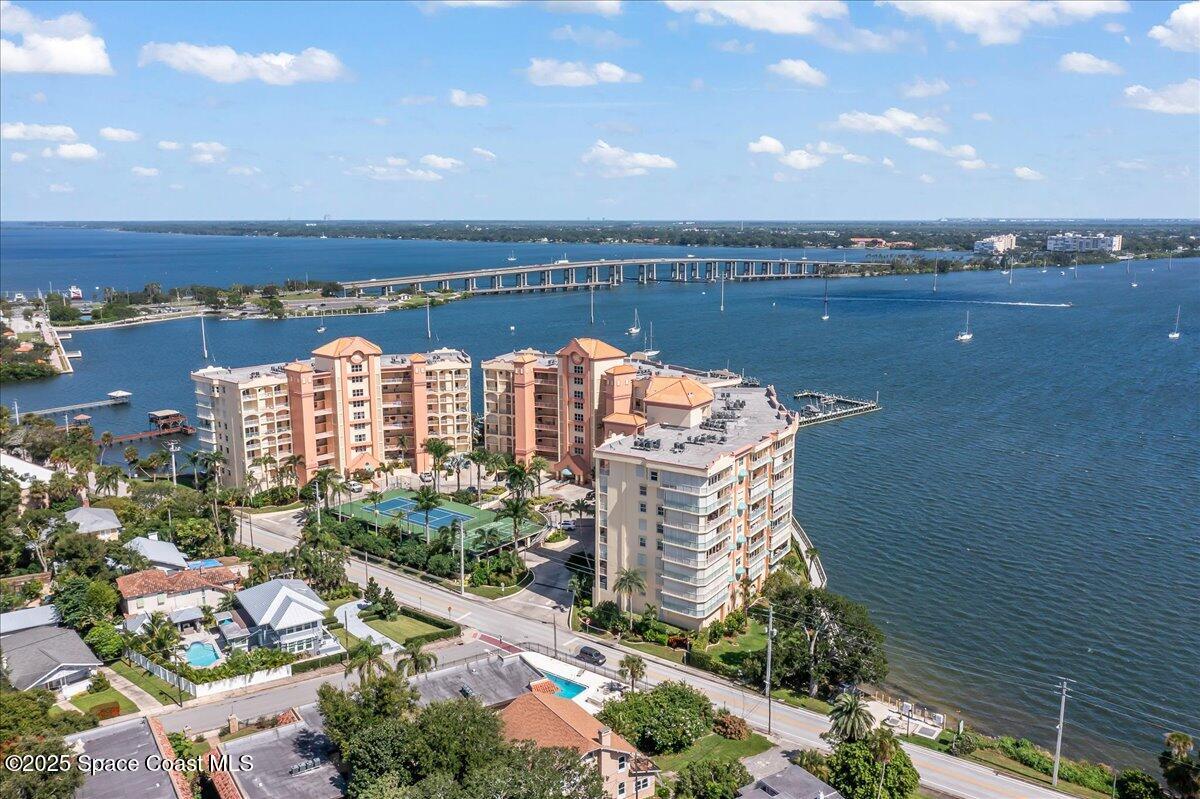 104 Riverside Drive, Unit 203 Cocoa, FL 32922 - Photo 44 of 48 a view of a city with a lake