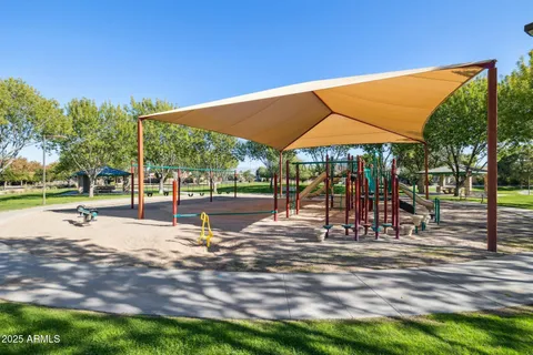 a view of a park with trees