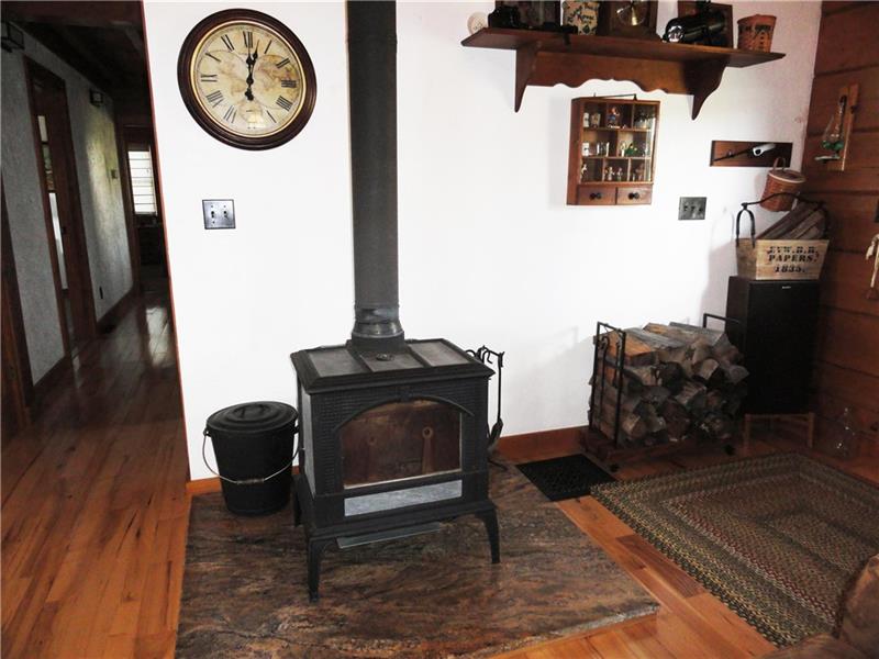 528 Dick Station Road Irwin, PA 15642 - Photo 7 of 25 Woodstock soapstone wood stove helps keep utility cost low!