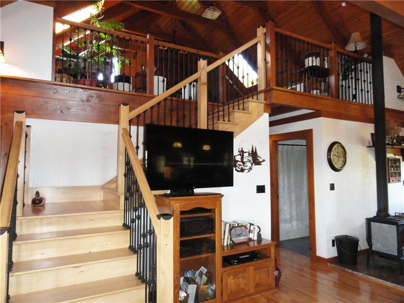 528 Dick Station Road Irwin, PA 15642 - Photo 9 of 25 Hickory staircase to loft bedroom
