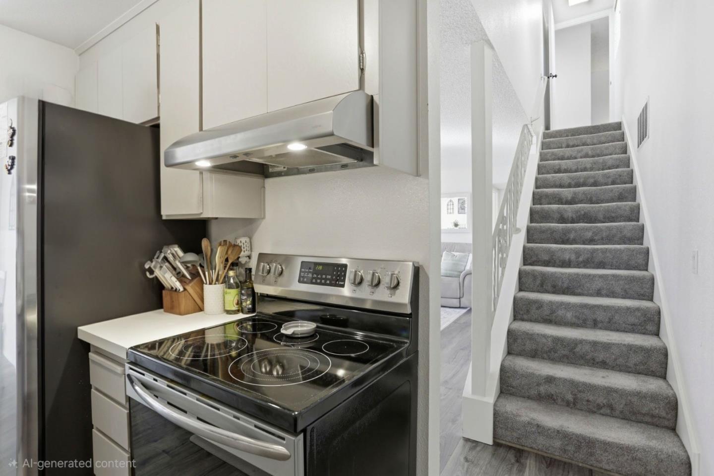 1075 Sherman Drive Salinas, CA 93907 - Photo 11 of 24 a kitchen with stainless steel appliances granite countertop a stove and a refrigerator