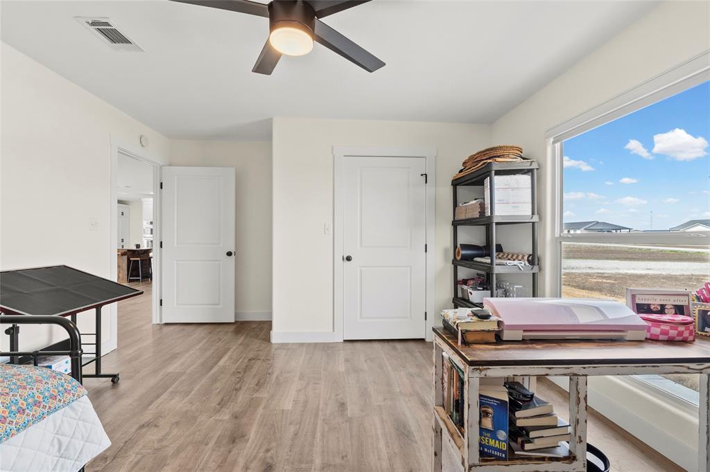 170 Private Road Brookston, TX 75421 - Photo 28 of 33 a view of a workspace with furniture and a window