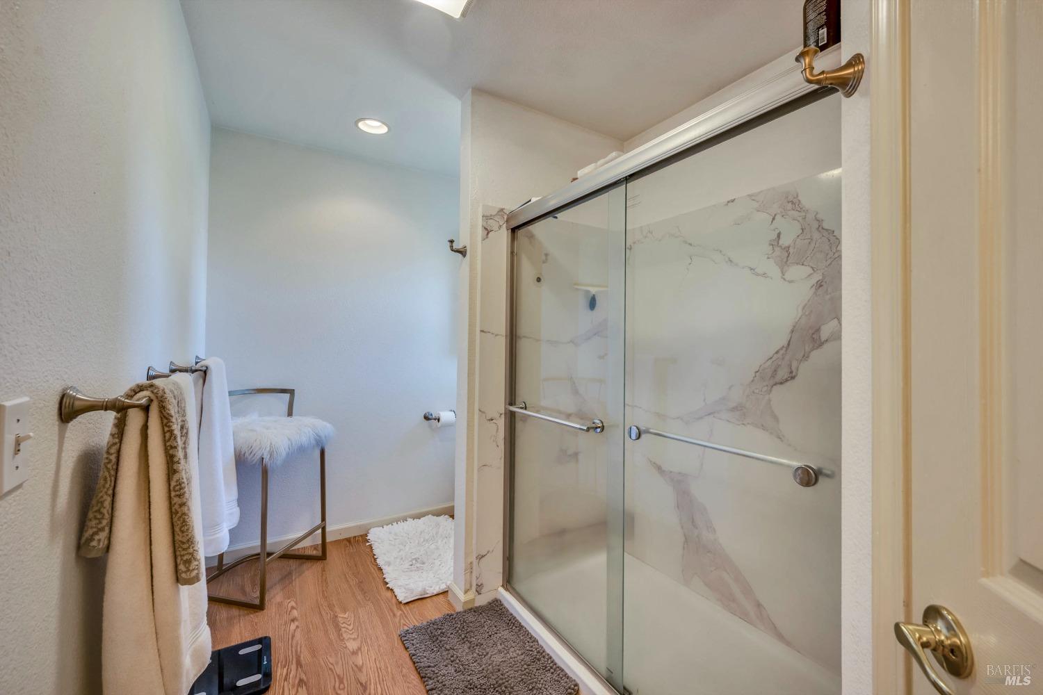 921 Chiles Avenue St. Helena, CA 94574 - Photo 11 of 20 a bathroom with a shower