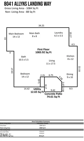 $299,900 | 8041 Allyns Landing Way, Unit 101, Raleigh, NC 27615