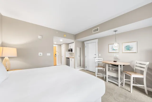 a view of an ocean and beach