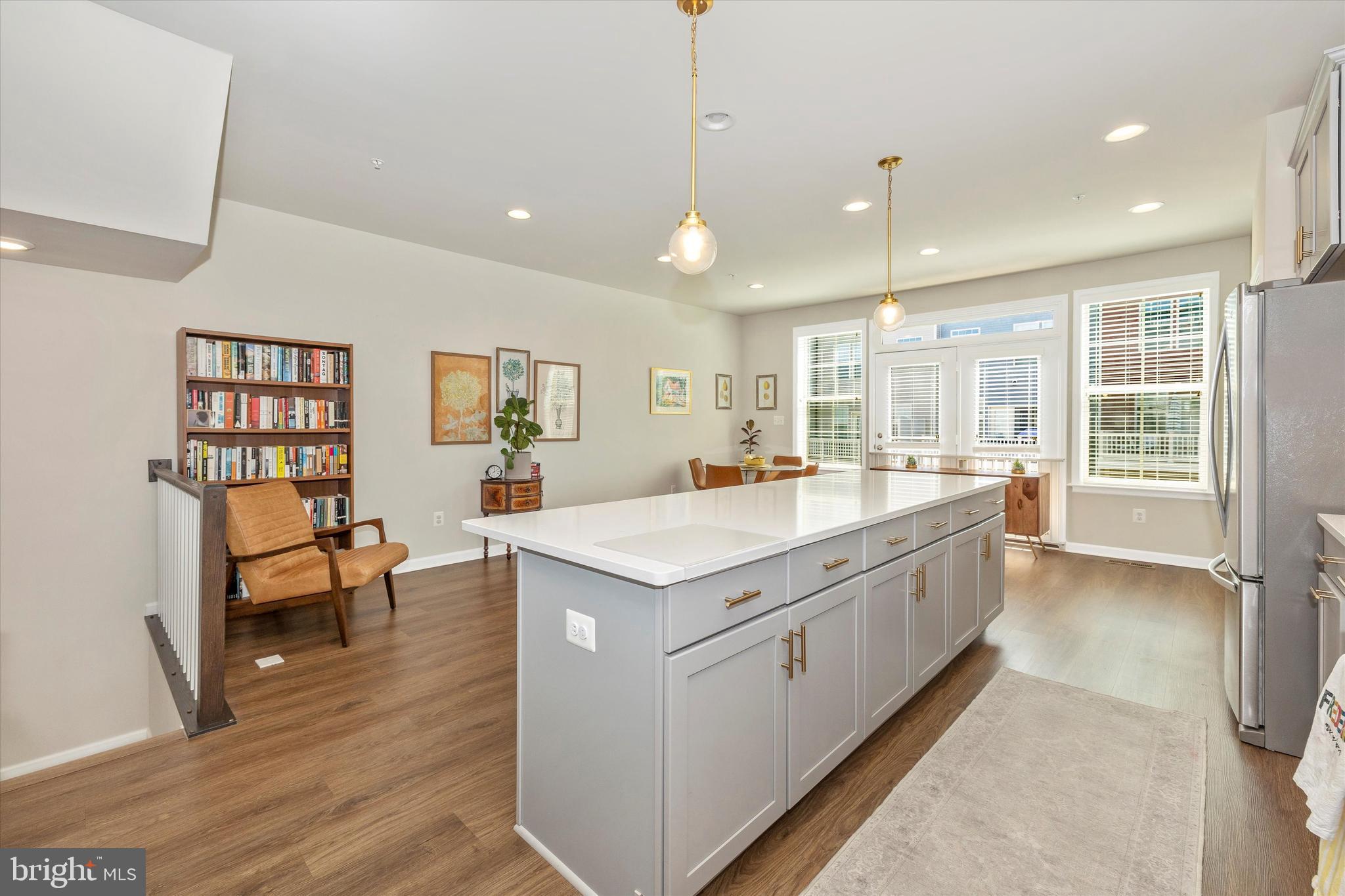 1801 Evans Road Frederick, MD 21702 - Photo 11 of 38 Great Open Concept Kitchen and Dining Area
