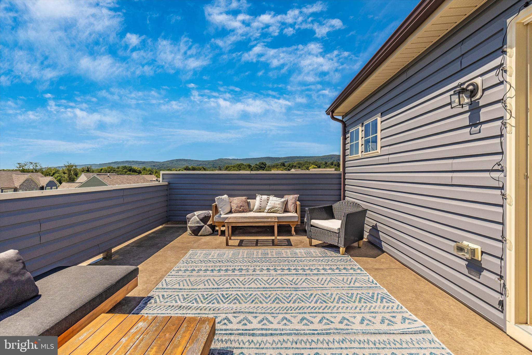 1801 Evans Road Frederick, MD 21702 - Photo 26 of 38 Roof Top Terrace with Incredible Mountain Views