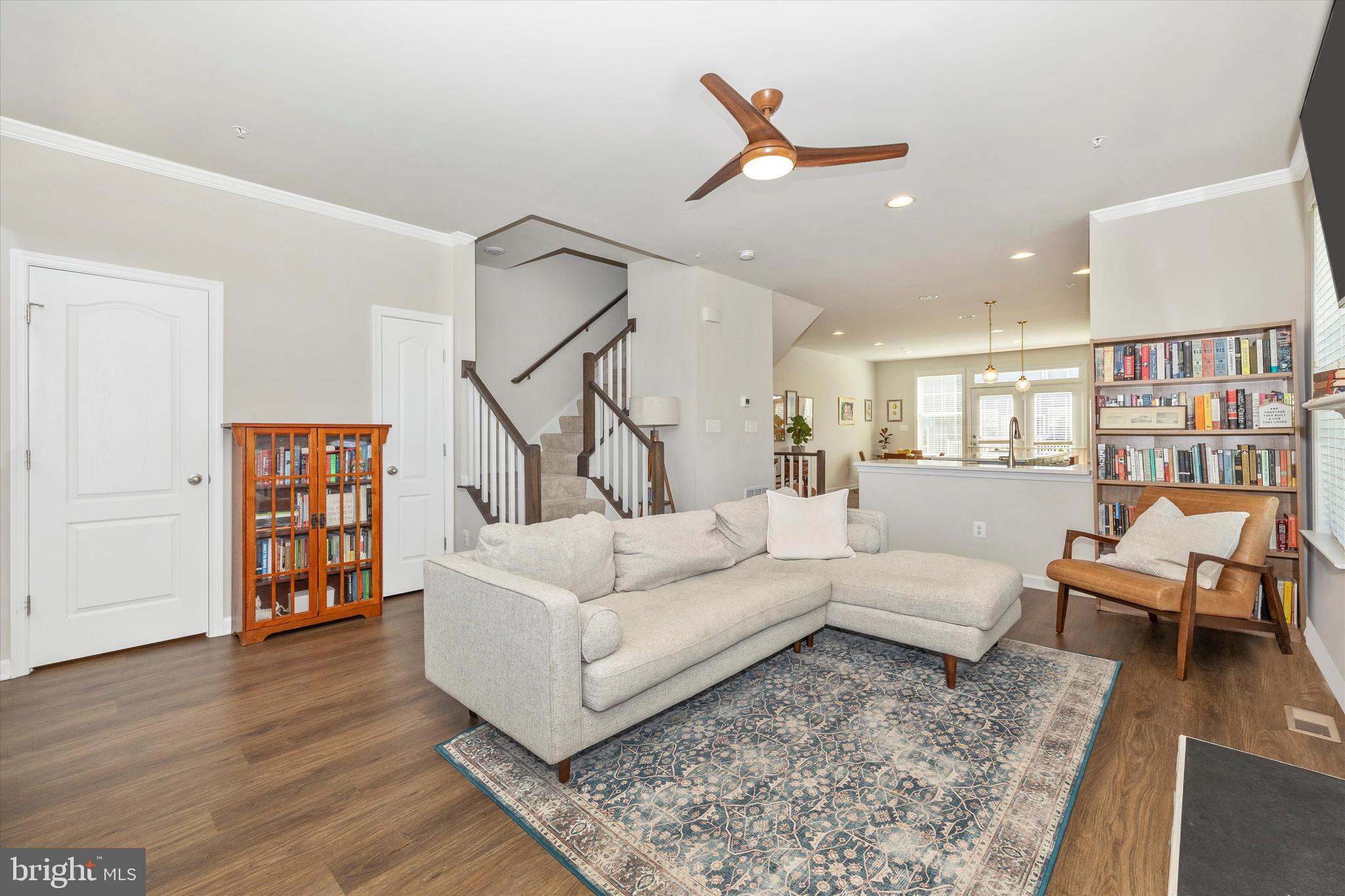 1801 Evans Road Frederick, MD 21702 - Photo 5 of 38 Living Room with Guest Half Bath