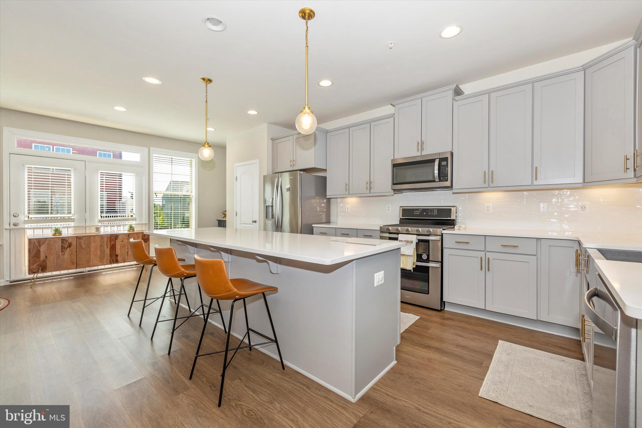 1801 Evans Road Frederick, MD 21702 - Photo 8 of 38 Beautiful Kitchen with Large Center Island