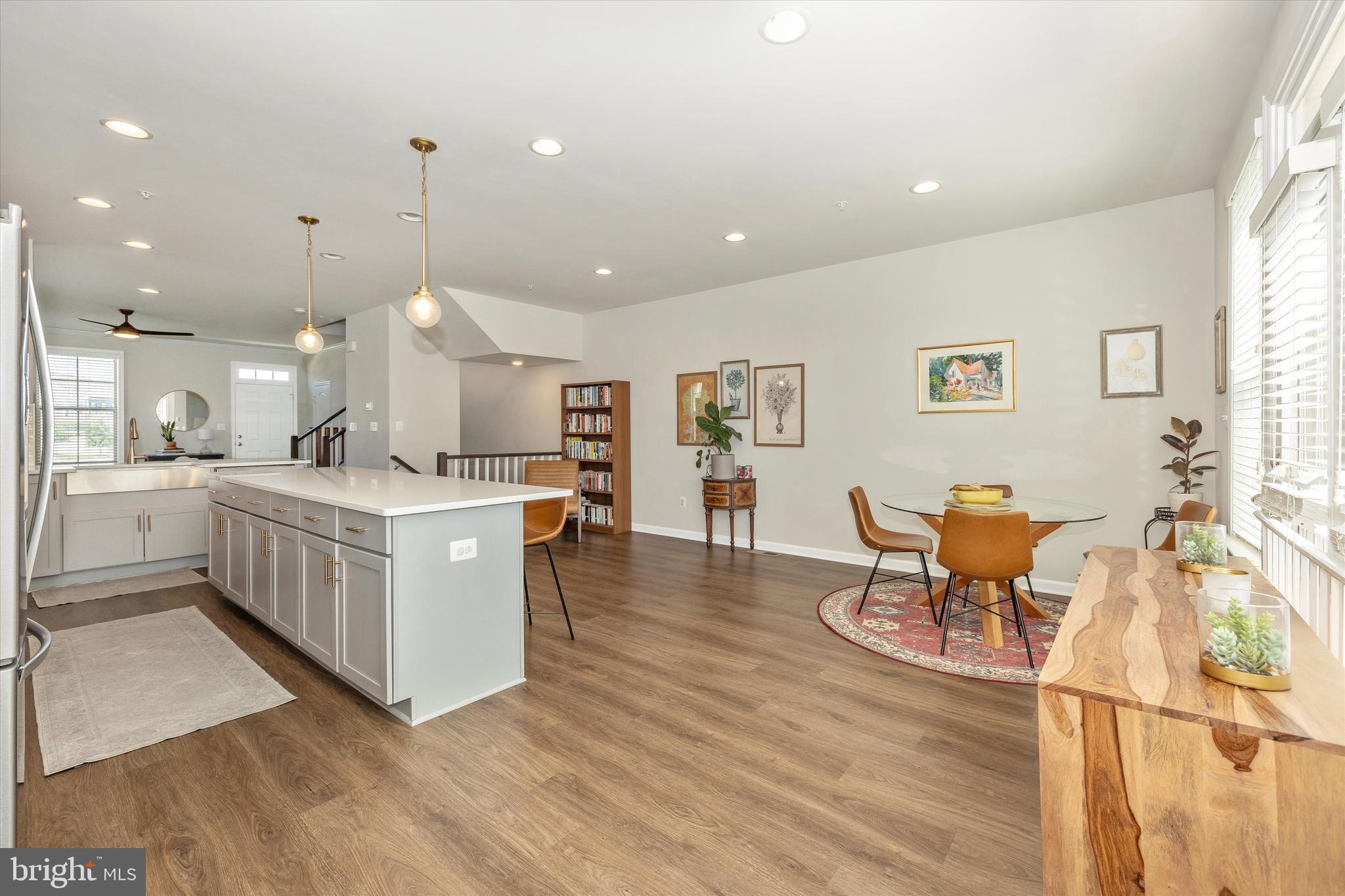 1801 Evans Road Frederick, MD 21702 - Photo 10 of 38 Great Open Concept Kitchen and Dining Area