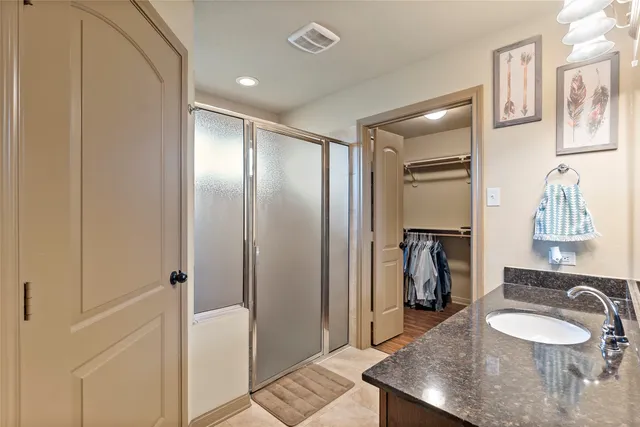 a view of a storage room